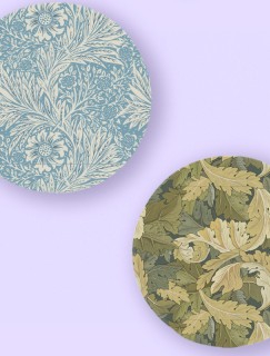 Bitki Desenli Yuvarlak 4lü Bardak Altlığı Seti Bitki Desenli Yuvarlak 4lü Bardak Altlığı Seti