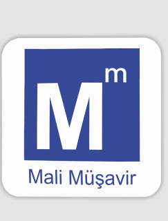 Mali Müşavir Sembollü 4lü Kare Bardak Altlığı Mali Müşavir Sembollü 4lü Kare Bardak Altlığı