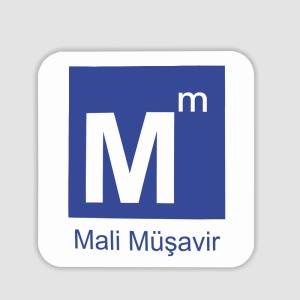 Mali Müşavir Sembollü 4lü Kare Bardak Altlığı