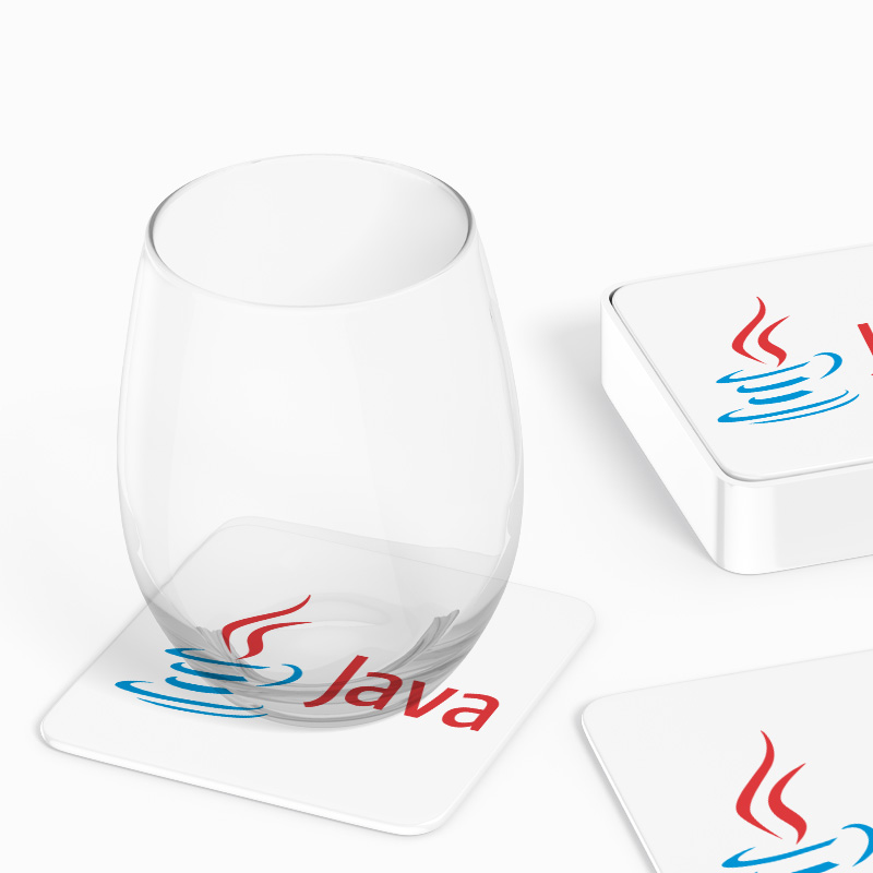Java Tasarımlı 4lü Kare Bardak Altlığı Java Tasarımlı 4lü Kare Bardak Altlığı