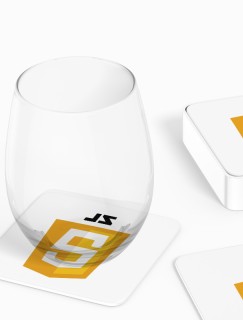 JavaScript Tasarımlı 4lü Kare Bardak Altlığı JavaScript Tasarımlı 4lü Kare Bardak Altlığı