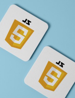 JavaScript Tasarımlı 4lü Kare Bardak Altlığı JavaScript Tasarımlı 4lü Kare Bardak Altlığı