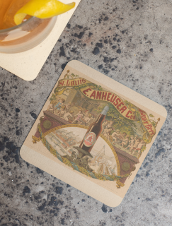 St. Louis Lager Beer Retro Tasarımlı 4lü Kare Bardak Altlığı St. Louis Lager Beer Retro Tasarımlı 4lü Kare Bardak Altlığı