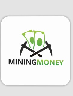 Mining Money Yazılı 4lü Kare Bardak Altlığı Mining Money Yazılı 4lü Kare Bardak Altlığı