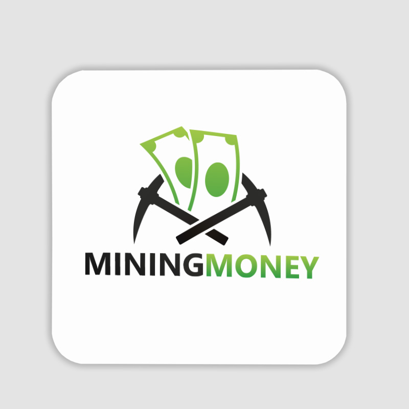 Mining Money Yazılı 4lü Kare Bardak Altlığı Mining Money Yazılı 4lü Kare Bardak Altlığı