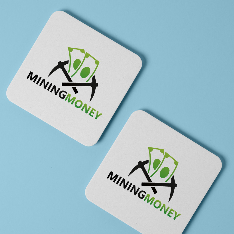 Mining Money Yazılı 4lü Kare Bardak Altlığı Mining Money Yazılı 4lü Kare Bardak Altlığı