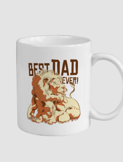Best King Temalı Beyaz Porselen Kupa Bardak