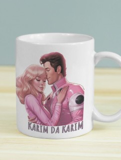 Karım da Karım Esprili Beyaz Porselen Kupa Bardak
