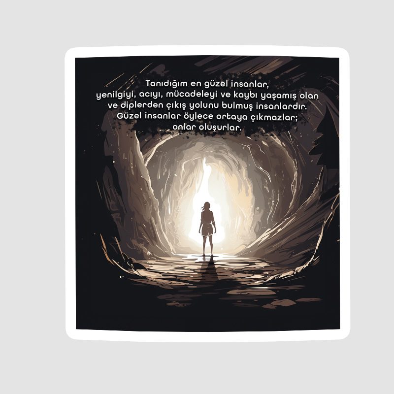 Elisabeth Kübler Kitap Sözleri Serisi Sticker