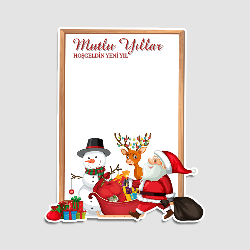 Yılbaşı Temalı Planlayıcı Magnet