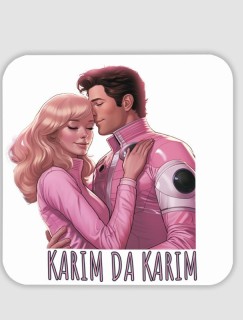 Karım da Karım Esprili Kare Bardak Altlığı