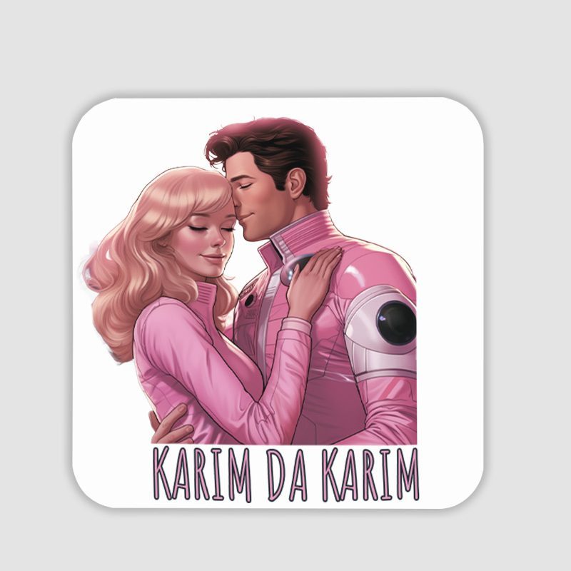 Karım da Karım Esprili Kare Bardak Altlığı