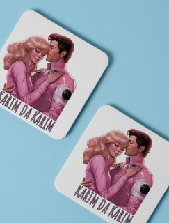 Karım da Karım Esprili Kare Bardak Altlığı