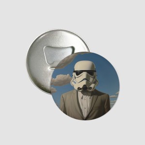 Beyaz Yakalı Stormtrooper Tasarımlı Magnet Açacak