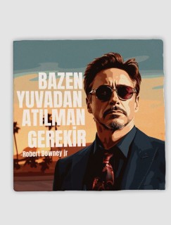 Robert Downer Jr. Tasarımlı 4lü Doğal Taş Bardak Altlığı Robert Downer Jr. Tasarımlı 4lü Doğal Taş Bardak Altlığı