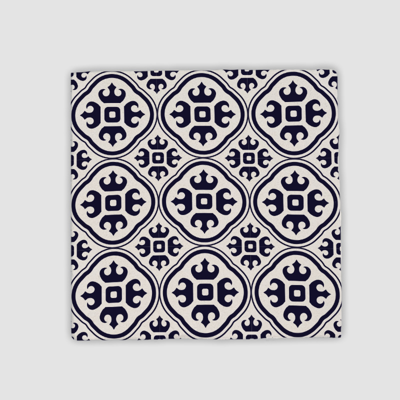 Vintage Tile Pattern Tasarımlı 4lü Doğal Taş Bardak Altlığı Vintage Tile Pattern Tasarımlı 4lü Doğal Taş Bardak Altlığı