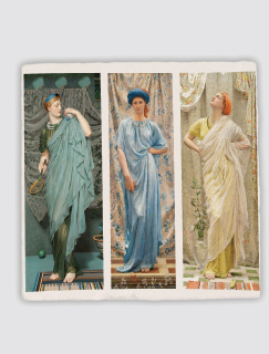 Albert Joseph Moore'un Battledore (1868-1870) Tablosu Tasarımlı 4lü Doğal Taş Bardak Altlığı Albert Joseph Moore'un Battledore (1868-1870) Tablosu Tasarımlı 4lü Doğal Taş Bardak Altlığı