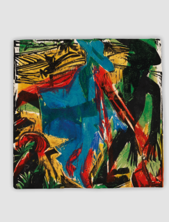 Ernst Ludwig Kirchner Schlemihl'in Gölgesiyle Karşılaşması (1915) Tasarımlı 4'lü Doğal Taş Bardak Altlığı Ernst Ludwig Kirchner Schlemihl'in Gölgesiyle Karşılaşması (1915) Tasarımlı 4'lü Doğal Taş Bardak Altlığı