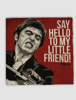 Say Hello to My Little Friend Yazılı Scarface 4lü Doğal Taş Bardak Altlığı Say Hello to My Little Friend Yazılı Scarface 4lü Doğal Taş Bardak Altlığı