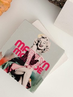 Efsane Sarışın Marilyn Monroe Tasarımlı 4lü Doğal Taş Bardak Altlığı Efsane Sarışın Marilyn Monroe Tasarımlı 4lü Doğal Taş Bardak Altlığı