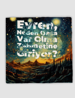 Stephen Hawking Sözleri Evren Tasarımlı 4lü Doğal Taş Bardak Altlığı Stephen Hawking Sözleri Evren Tasarımlı 4lü Doğal Taş Bardak Altlığı