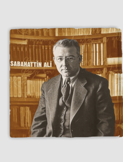 Edebiyat Serisi Sabahattin Ali Görselli 4lü Doğal Taş Kare Bardak Altlığı Edebiyat Serisi Sabahattin Ali Görselli 4lü Doğal Taş Kare Bardak Altlığı
