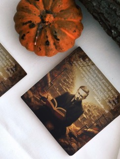 Sabahattin Ali Sözler Koleksiyonu (3) 4lü Doğal Taş Bardak Altlığı Sabahattin Ali Sözler Koleksiyonu (3) 4lü Doğal Taş Bardak Altlığı