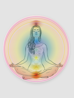 Yoga ve Enerji Tasarımlı 4'lü Yuvarlak Bardak Altlığı Yoga ve Enerji Tasarımlı 4'lü Yuvarlak Bardak Altlığı