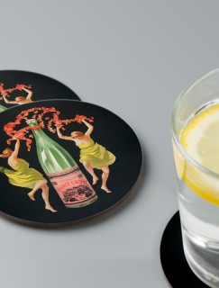 Drink All Source Cachat Retro Tasarımlı 4lü Yuvarlak Bardak Altlığı Drink All Source Cachat Retro Tasarımlı 4lü Yuvarlak Bardak Altlığı