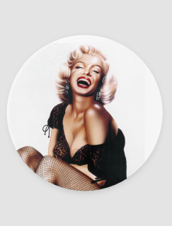 Marilyn Monroe'nun Kahkahası 4lü Yuvarlak Bardak Altlığı Marilyn Monroe'nun Kahkahası 4lü Yuvarlak Bardak Altlığı